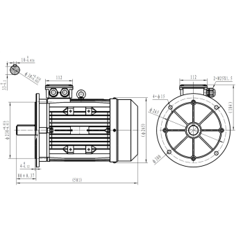 Silnik elektryczny 7,5kW 900 obr/min. 132B5